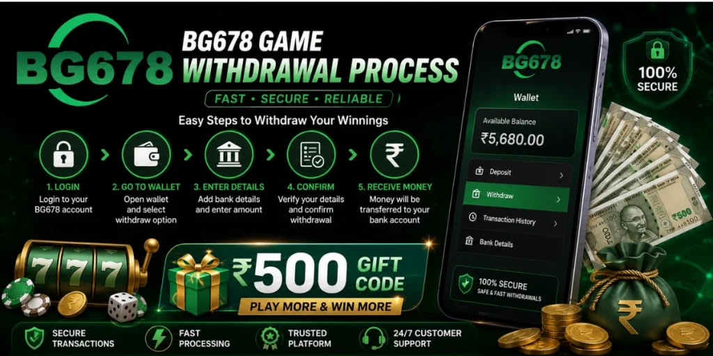 BG678 Game Withdrawal Process